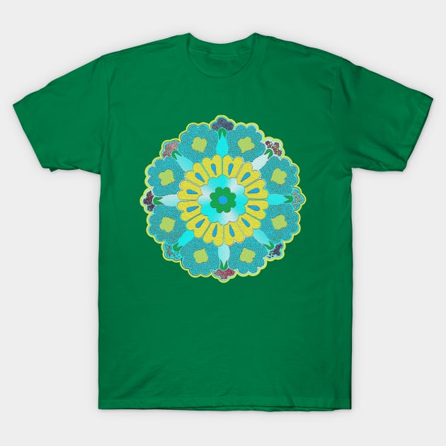 PERSIAN FLOWERS PATTERN V.3 T-Shirt by Diego-t